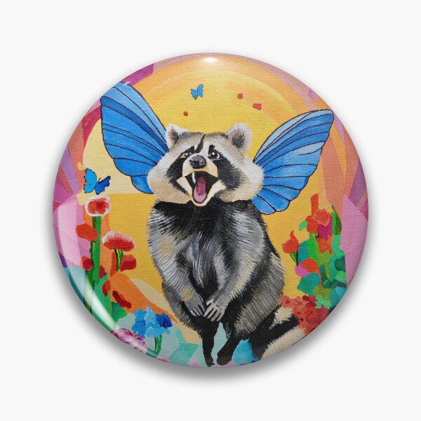 Item preview, Fluttercoon or Raccoon Fairy designed and sold by Darcydoesart.