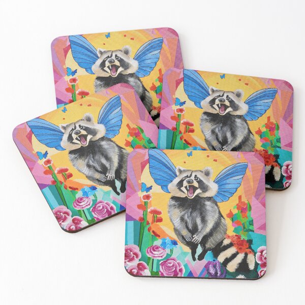 Item preview, Fluttercoon or Raccoon Fairy designed and sold by Darcydoesart.