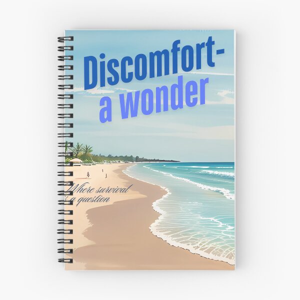 Item preview, Discomfort Creates Wonder – Survival & Adaptation Quote designed and sold by ipot.