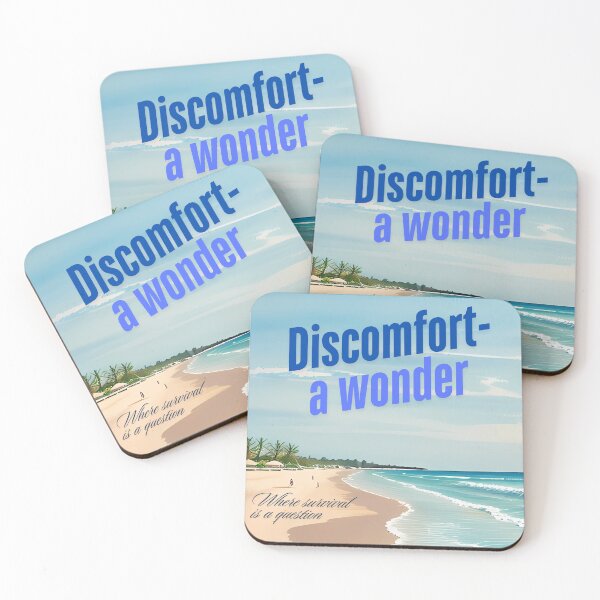 Item preview, Discomfort Creates Wonder – Survival & Adaptation Quote designed and sold by ipot.