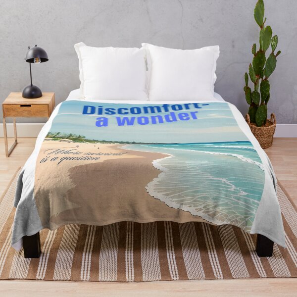 Item preview, Discomfort Creates Wonder – Survival & Adaptation Quote designed and sold by ipot.
