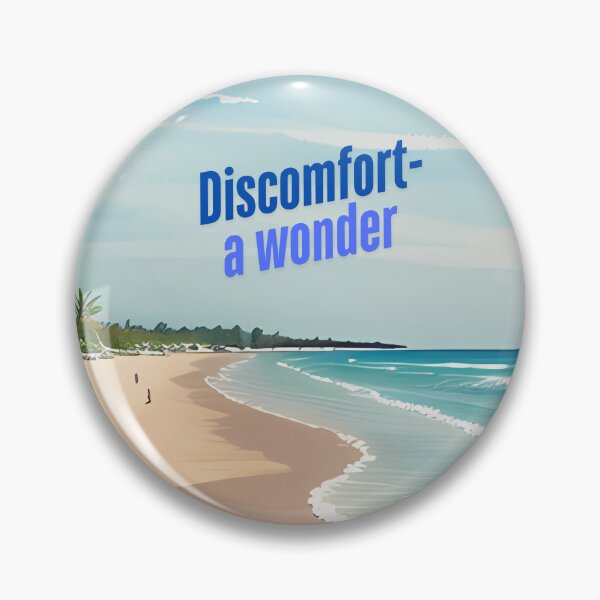 Item preview, Discomfort Creates Wonder – Survival & Adaptation Quote designed and sold by ipot.