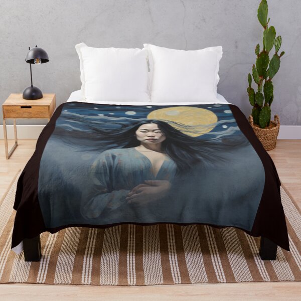 Item preview, "Ethereal Mitski: Light of Hope in the Night" designed and sold by Artisticanvas.
