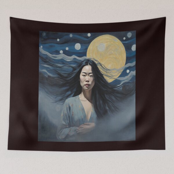 Item preview, "Ethereal Mitski: Light of Hope in the Night" designed and sold by Artisticanvas.