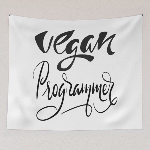 Item preview, Vegan Programmer  designed and sold by ProjectX23.