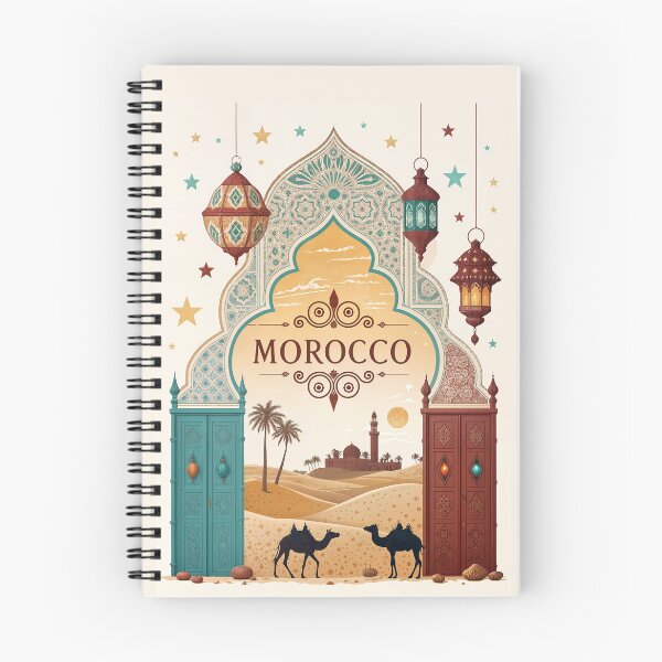 Item preview, Moroccan Desert Landscape Art Print With Camel and Lanterns- Travel Memorabilia designed and sold by Witsprings.