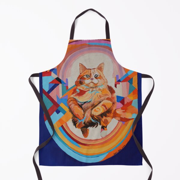 Item preview, Fat Happy Cat Painting designed and sold by Darcydoesart.