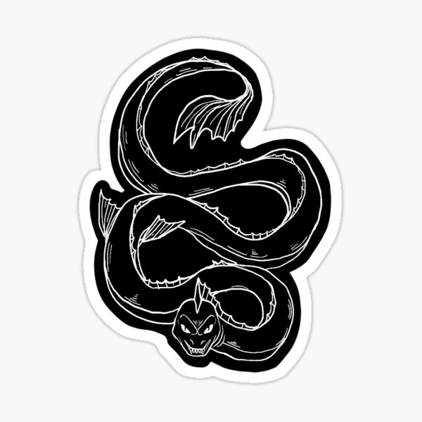 Item preview, Sea Monster Sticker Set - Sea Serpent designed and sold by CHUBBYKRAKEN ART.