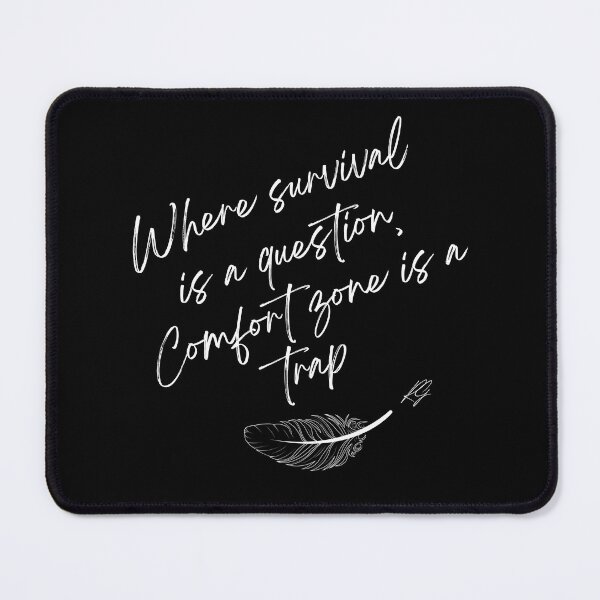 Item preview, Comfort Zone is a Trap – Survival & Growth Mindset Quote designed and sold by ipot.