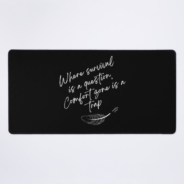 Item preview, Comfort Zone is a Trap – Survival & Growth Mindset Quote designed and sold by ipot.