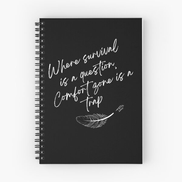 Item preview, Comfort Zone is a Trap – Survival & Growth Mindset Quote designed and sold by ipot.