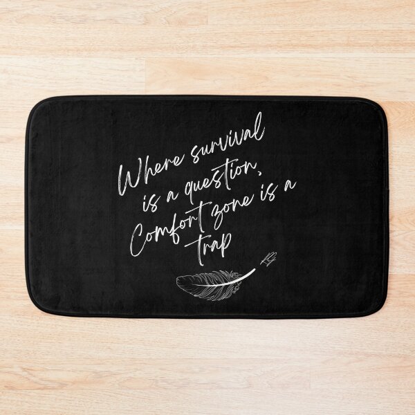 Item preview, Comfort Zone is a Trap – Survival & Growth Mindset Quote designed and sold by ipot.