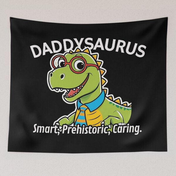 Item preview, Daddysaurus Rex Funny T Shirt for Dino Lovers designed and sold by SaavedraDesign.