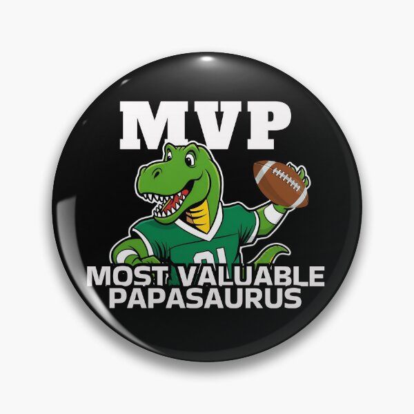 Item preview, Daddysaurus Rex Funny T Shirt for Mvp Football Papasaurus designed and sold by SaavedraDesign.