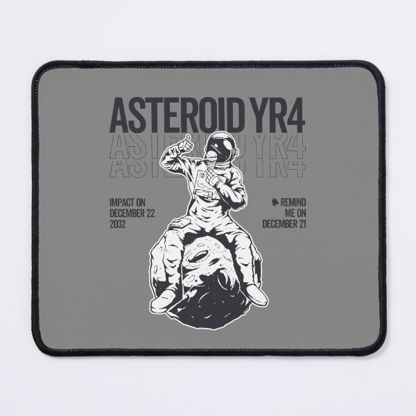 Item preview, "Asteroid 2024 YR4: 2032 The Final Countdown – Impact on December 22, 2032, Remind Me on Cosmic Doomsday!" designed and sold by artworkathome.