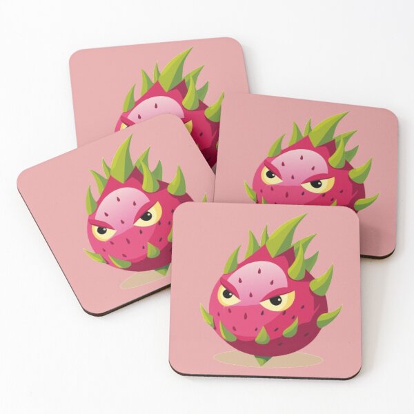 Item preview,  Fierce Dragon Fruit – Spiky Attitude Tropical Character designed and sold by ANGOON7455.