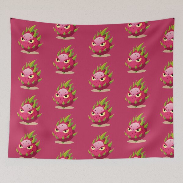 Item preview,  Fierce Dragon Fruit – Spiky Attitude Tropical Character designed and sold by ANGOON7455.