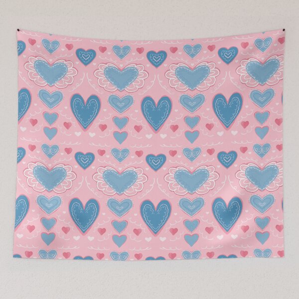 Item preview, Coquette Lolita Hearts Pattern designed and sold by Cloud-Boy.