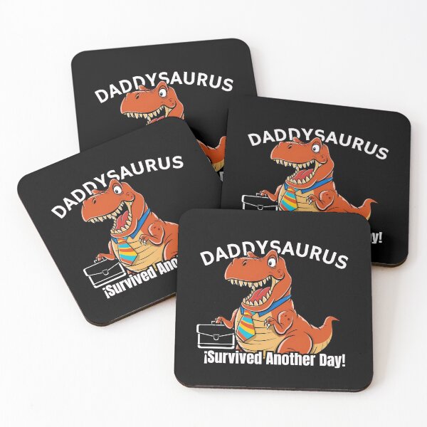 Item preview, Daddysaurus Rex Out of Work Funny T Shirt for Dino Dad designed and sold by SaavedraDesign.