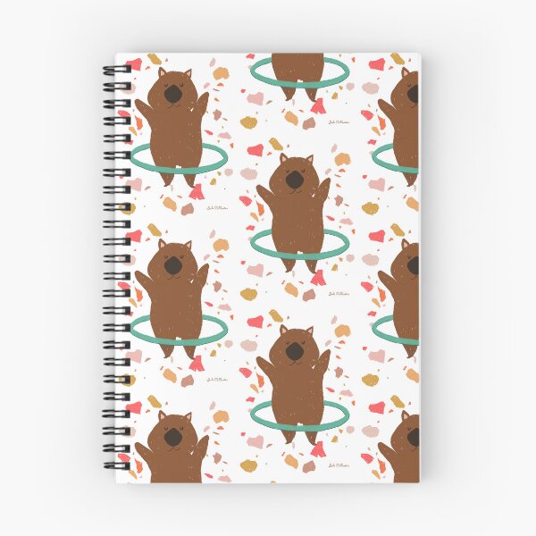 Item preview, Adorable Wombat Playing with Hula Hoop by Suki McMaster designed and sold by Suki McMaster.
