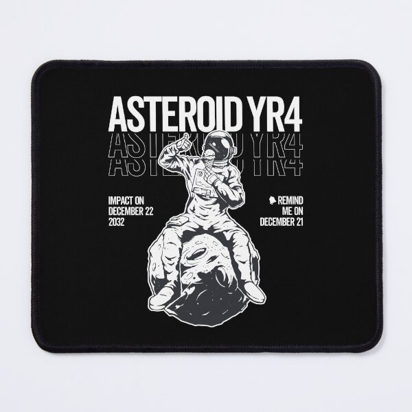 Item preview, "Asteroid 2024 YR4: 2032 The Final Countdown – Impact on December 22, 2032, Remind Me on Cosmic Doomsday!" designed and sold by artworkathome.