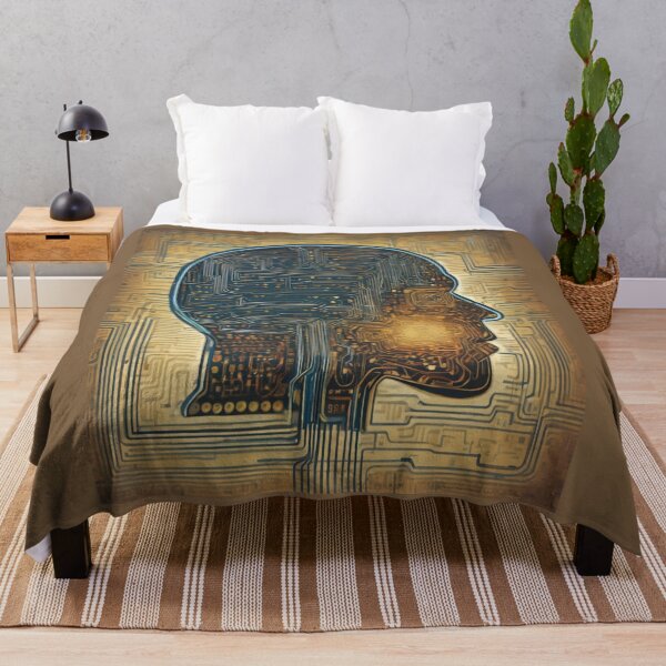 Item preview, "Neural Nexus: Futuristic Brain Circuitry" designed and sold by Artisticanvas.
