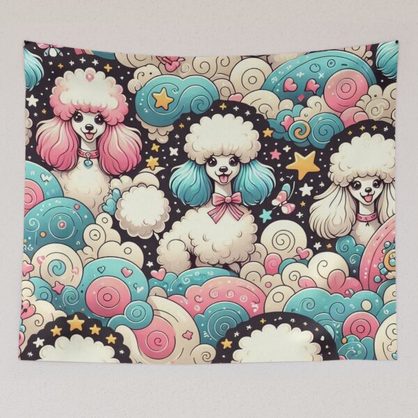 Item preview, Clouds and Poodles designed and sold by Wags & Tails.