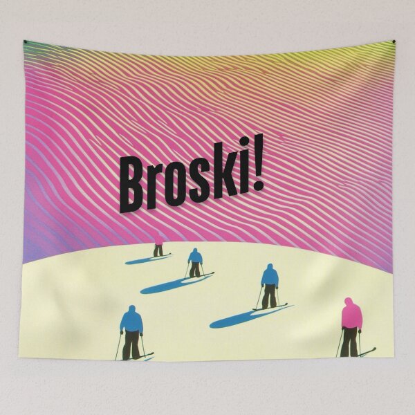 Item preview, Broski! Retro Ski Vibes designed and sold by Molly's Gone Mad .