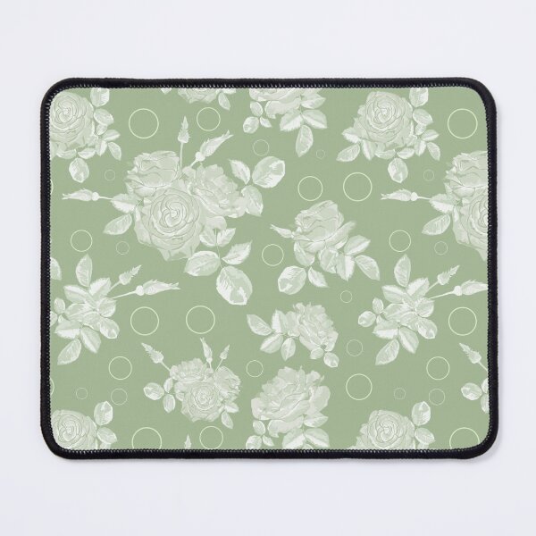 Item preview, Bouquet of roses on a bright green retro background designed and sold by fuzzyfox.