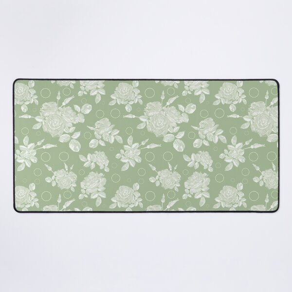 Item preview, Bouquet of roses on a bright green retro background designed and sold by fuzzyfox.