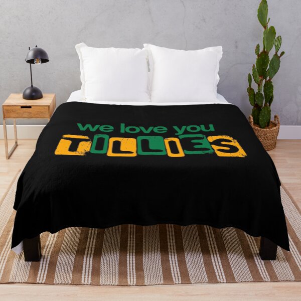 Item preview, We Love You Tillies - Green & Yellow Football Fan Shirt designed and sold by H Jonas.