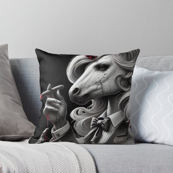 Item preview, SMOKING UNICORN WITH ZOMBIE HANDS  designed and sold by Occupational  Horrors.