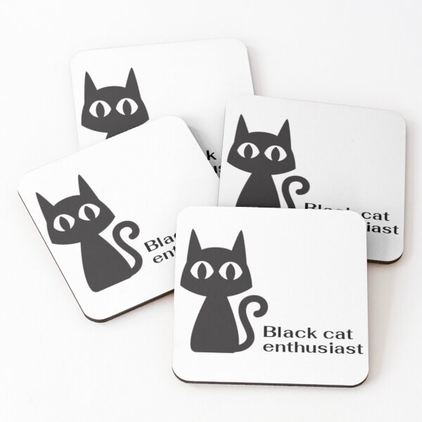 Item preview, Black cat Enthusiast designed and sold by VDprinting.