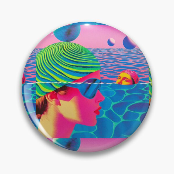 Item preview, Neon Poolside Dreamscape designed and sold by Molly's Gone Mad .