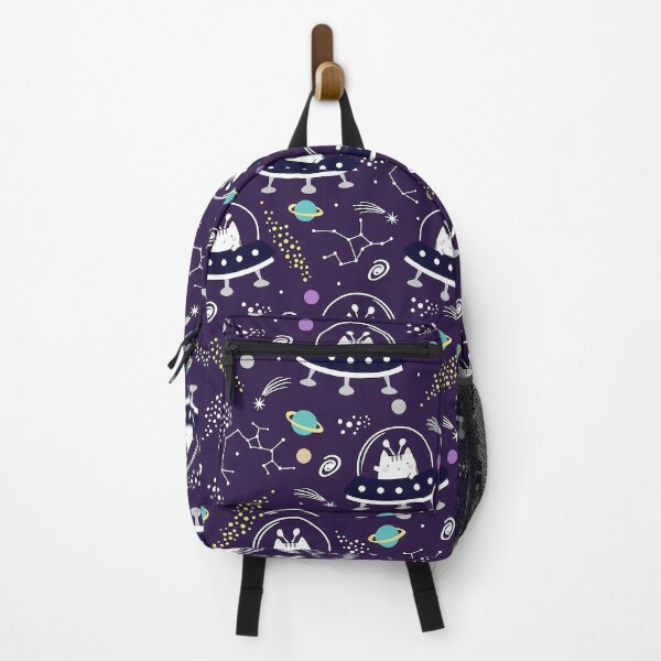 Item preview, Seamless  Kawaii Cute Cat Spaceships Cartoon Animals designed and sold by vintageretrostyleshop.
