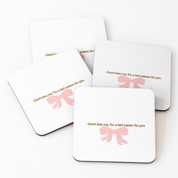 Item preview, Don't love me, I'm a bad person for you  designed and sold by saylucyernaga.