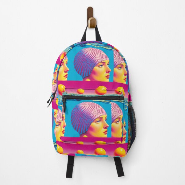 Item preview, Retro Swim Vibes Under a Neon Sun designed and sold by Molly's Gone Mad .