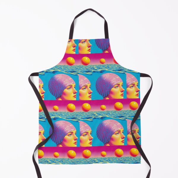 Item preview, Retro Swim Vibes Under a Neon Sun designed and sold by Molly's Gone Mad .