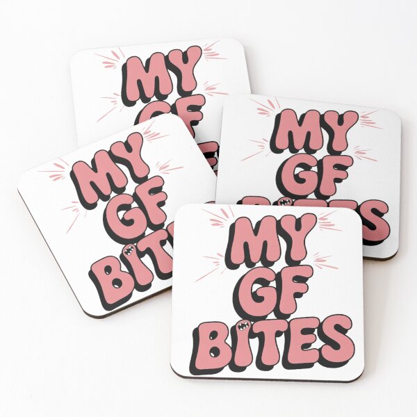 Item preview, My GF Bites Funny Aesthetic designed and sold by Cheerhub.