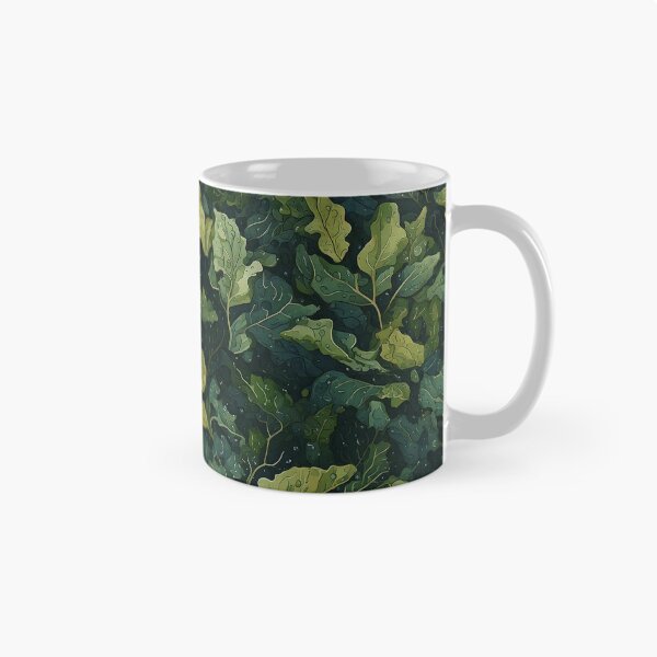 Item preview, Camouflage pattern inspired by rain wet leaves  designed and sold by Designbes.