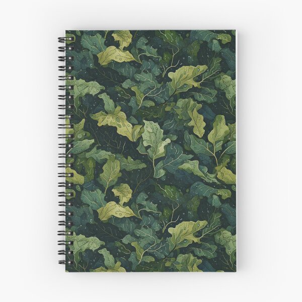 Item preview, Camouflage pattern inspired by rain wet leaves  designed and sold by Designbes.