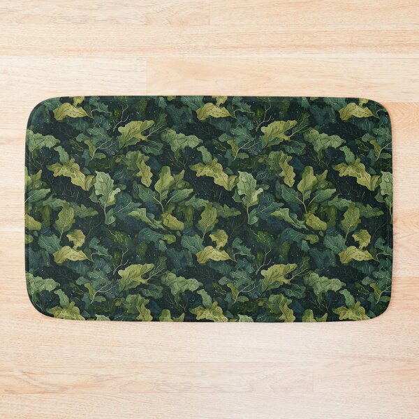 Item preview, Camouflage pattern inspired by rain wet leaves  designed and sold by Designbes.