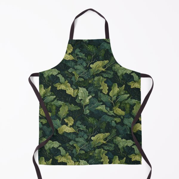 Item preview, Camouflage pattern inspired by rain wet leaves designed and sold by Designbes.
