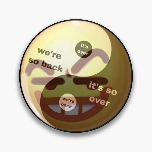 Item preview, WE'RE SO BACK/it's so over designed and sold by DoingArtsyStuff.