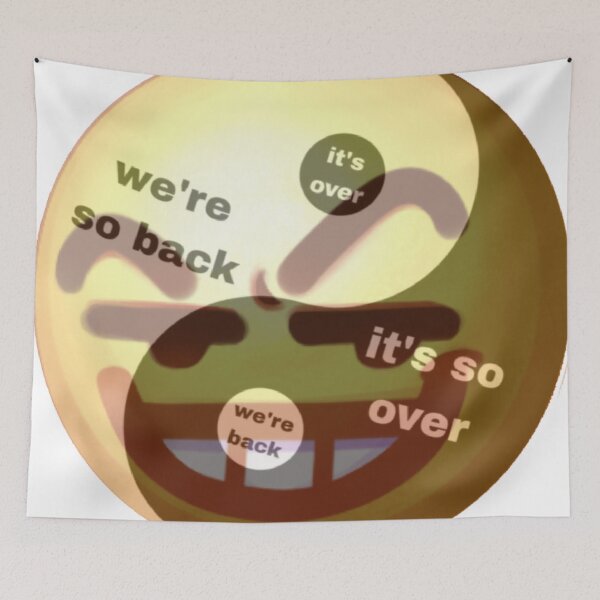 Item preview, WE'RE SO BACK/it's so over designed and sold by DoingArtsyStuff.