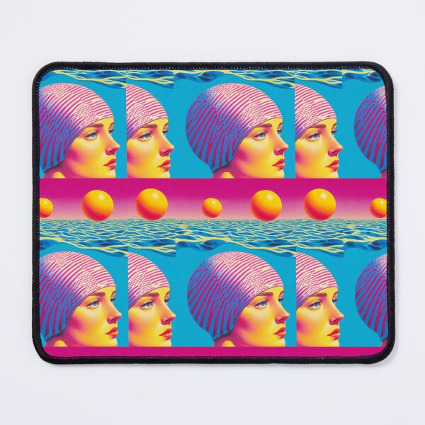 Item preview, Retro Swim Vibes Under a Neon Sun designed and sold by Molly's Gone Mad .