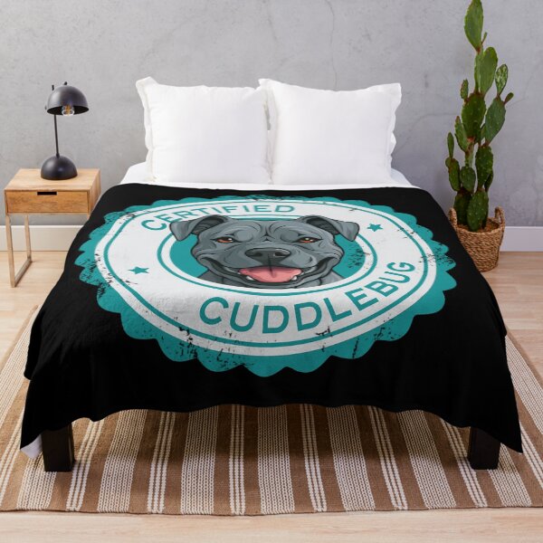 Item preview, Copy of Pitbull - Blue Gray - 'Cuddlebug' designed and sold by wotsthis.