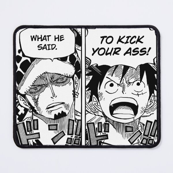 Item preview, ONE PIECE -  Luffy and Trafalgar Law designed and sold by Eldavilora.