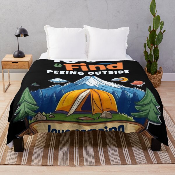 Item preview, Love Camping To Go And Find Peeing Outside designed and sold by WickerStudio.