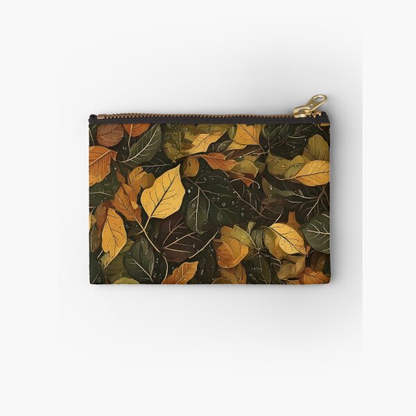 Item preview, Camouflage wet leaves pattern inspired by rain designed and sold by Designbes.